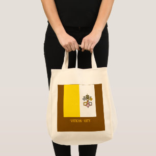 Vatikanstadt-Flagge Tragetasche