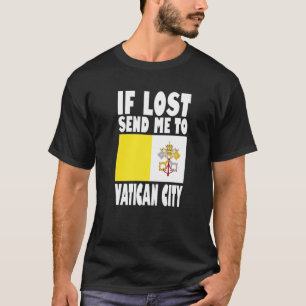 Vatikanstadt-Flaggen-Design Wenn verloren, schicke T-Shirt