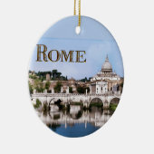 Vatikanstadt gesehen vom Tiber-Flusstext   ROM Keramikornament (Rechts)