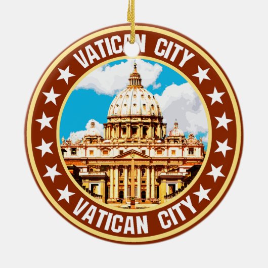 Vatikanstadt Keramik Ornament (Hinten)