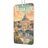 Vatikanstadt Kunst, Dichtung und Musik Vintag Autolufterfrischer (Links)