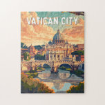 Vatikanstadt Kunst, Dichtung und Musik Vintag Puzzle<br><div class="desc">Vatikanstadt Retrovektor Vektor Reise Design. Vatikanstadt,  ein von Rom,  Italien,  umgebener Staat,  ist der Sitz der römisch-katholischen Kirche. Es ist Zuhause zum Papst und ein Höhepunkt der ikonischen Kunst und Architektur.</div>