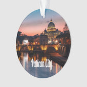 Vatikanstadt Nachts römisch-katholische Kirche Ornament (Vorderseite)