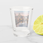 Vatikanstadt Nachts römisch-katholische Kirche Schnapsglas (Rückseite)