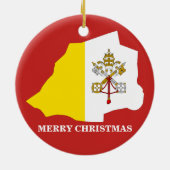 Vatikanstadt Panoramablick Weihnachtsschmuck (Hinten)