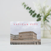 Vatikanstadt Papst Wohnsitzansicht Postkarte (Stehend Vorderseite)