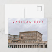 Vatikanstadt Papst Wohnsitzansicht Postkarte (Vorne/Hinten)