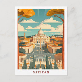Vatikanstadt Rom Italien Elegante Kunst, Dichtung Postkarte