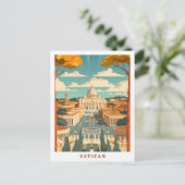 Vatikanstadt Rom Italien Elegante Kunst, Dichtung  Postkarte (Stehend Vorderseite)