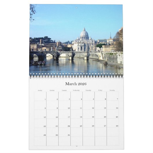 Vatikanstadt - Rom - Italien - Kalender (Mär 2026)