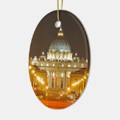 Vatikanstadt, Rom, Italien nachts Keramik Ornament (Links)