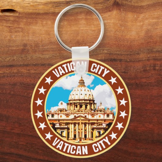 Vatikanstadt Schlüsselanhänger (Rückseite)