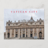 Vatikanstadt St. Peter Basilica - Blick auf die Pi Postkarte (Vorderseite)