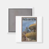 Vatikanstadt - St Peters Square Magnet (Vorderseite/Rückseite)