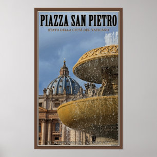 Vatikanstadt - St Peters Square Poster