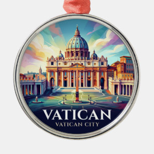 Vatikanstadt, Vatikanstadt, Vatikanstadt Ornament Aus Metall