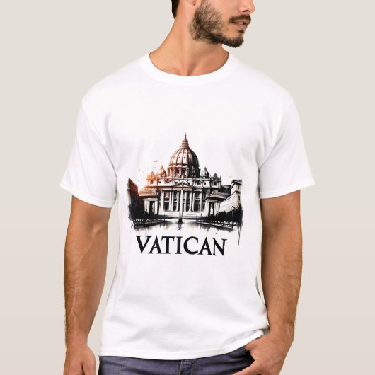 Vatikanstadt Vintag T-Shirt (Vorderseite)