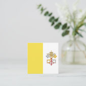 Vatikanstadt - Wahrzeichen Quadratische Visitenkarte (Stehend Vorderseite)