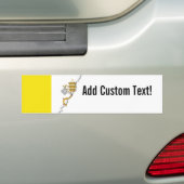 Vatikanstadtflagge Autoaufkleber (Auf Auto)