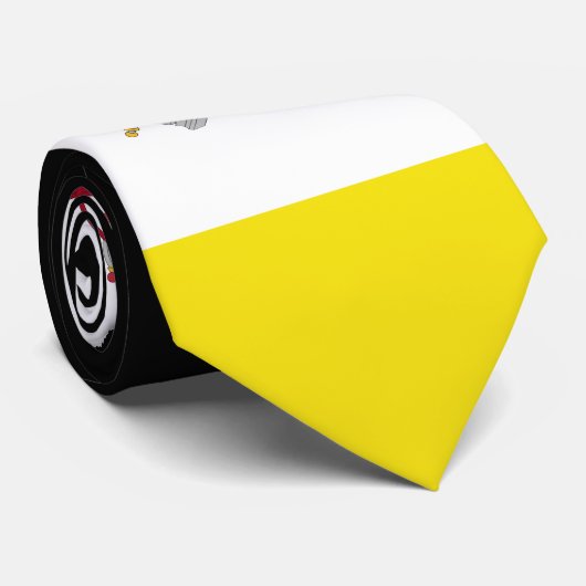 Vatikanstadtflagge Krawatte (Gerollt)