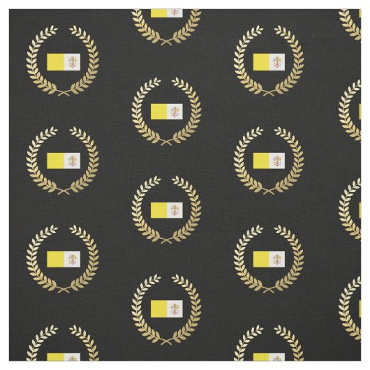 Vatikanstadtflagge Stoff (Muster)