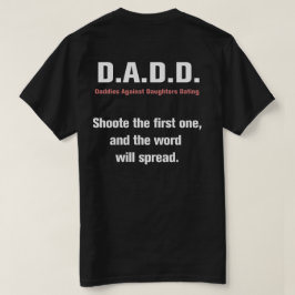 Vatis gegen Töchter verabredeten T-Shirt