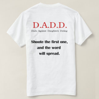 Vatis gegen Töchter verabredeten T-Shirt