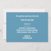 Vatispinnenwitz Einladung (Rückseite)