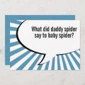 Vatispinnenwitz Einladung (Vorne/Hinten)