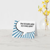 Vatispinnenwitz Karte (Gelbe Blume)