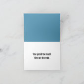 Vatispinnenwitz Karte (Innenseite)