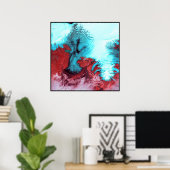 Vatnajokull Glacier Ice Cap Island Poster (Heimbüro)