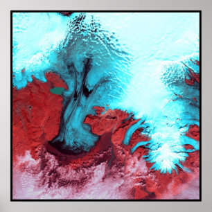 Vatnajokull Glacier Ice Cap Island Poster