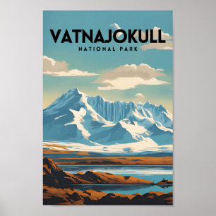 Vatnajokull Nationalparkreise Poster