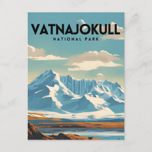 Vatnajokull Nationalparkreise Postkarte
