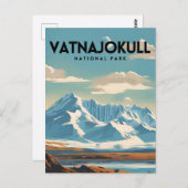 Vatnajokull Nationalparkreise Postkarte (Vorne/Hinten)