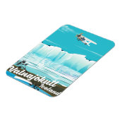 Vatnajökull-Reisemposter Magnet (Linke Seite)