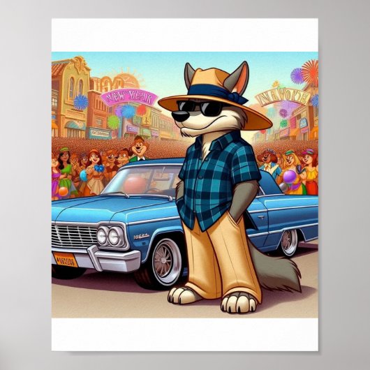Vato Lobo "New Year" Poster (Vorne)