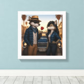 Vato Lobo "Valentines"  Leinwanddruck (Insitu (Holzboden))