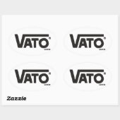 Vato loco Skateboard decal Ovaler Aufkleber (Blatt)