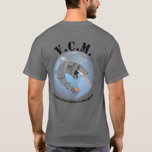 VATR Common Module Haie mit Lasern T-Shirt (Rückseite)
