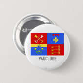 Vaucluse-Flagge mit Namen Button (Vorne & Hinten)