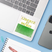 Vaud Aufkleber (Laptop mit iPhone)