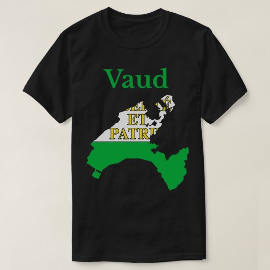 Vaud Canton Schweiz T-Shirt (Design vorne)