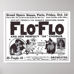 Vaudeville 1919 Vintages Zeitungsanzeigenplakat Poster