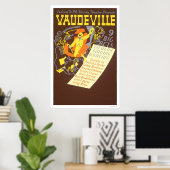 Vaudeville 9 Big Acts 1937 WPA Poster (Heimbüro)