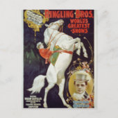 Vaudeville, Circus zeigt Postkarte (Vorderseite)