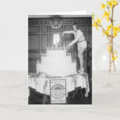 Vaudeville-Geburtstags-Party: 1926 Karte (Gelbe Blume)