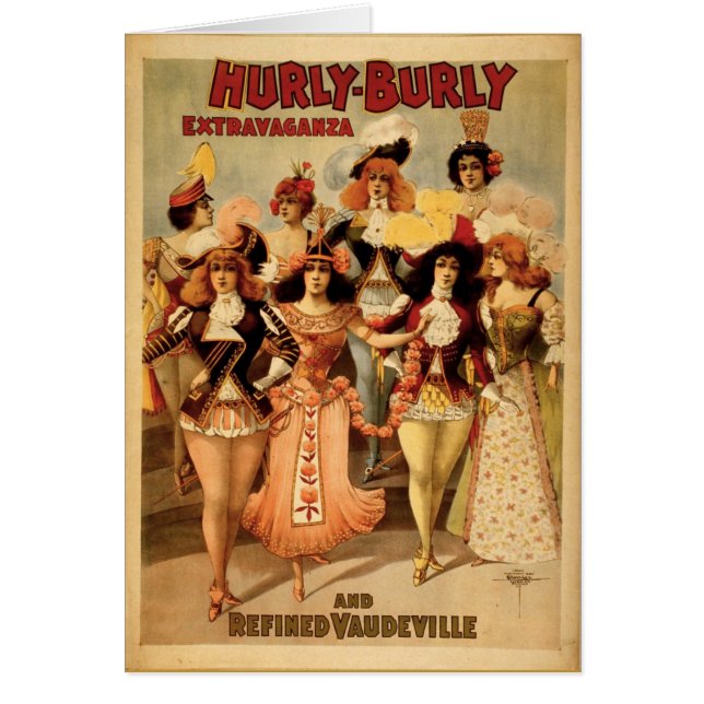 Vaudeville - Hurly Burly Extravaganza, 1899, (Vorne)