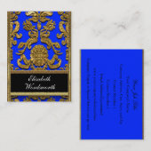 Vaudreante Kyles Damast 2,5" beruflich Visitenkarte (Vorne/Hinten)